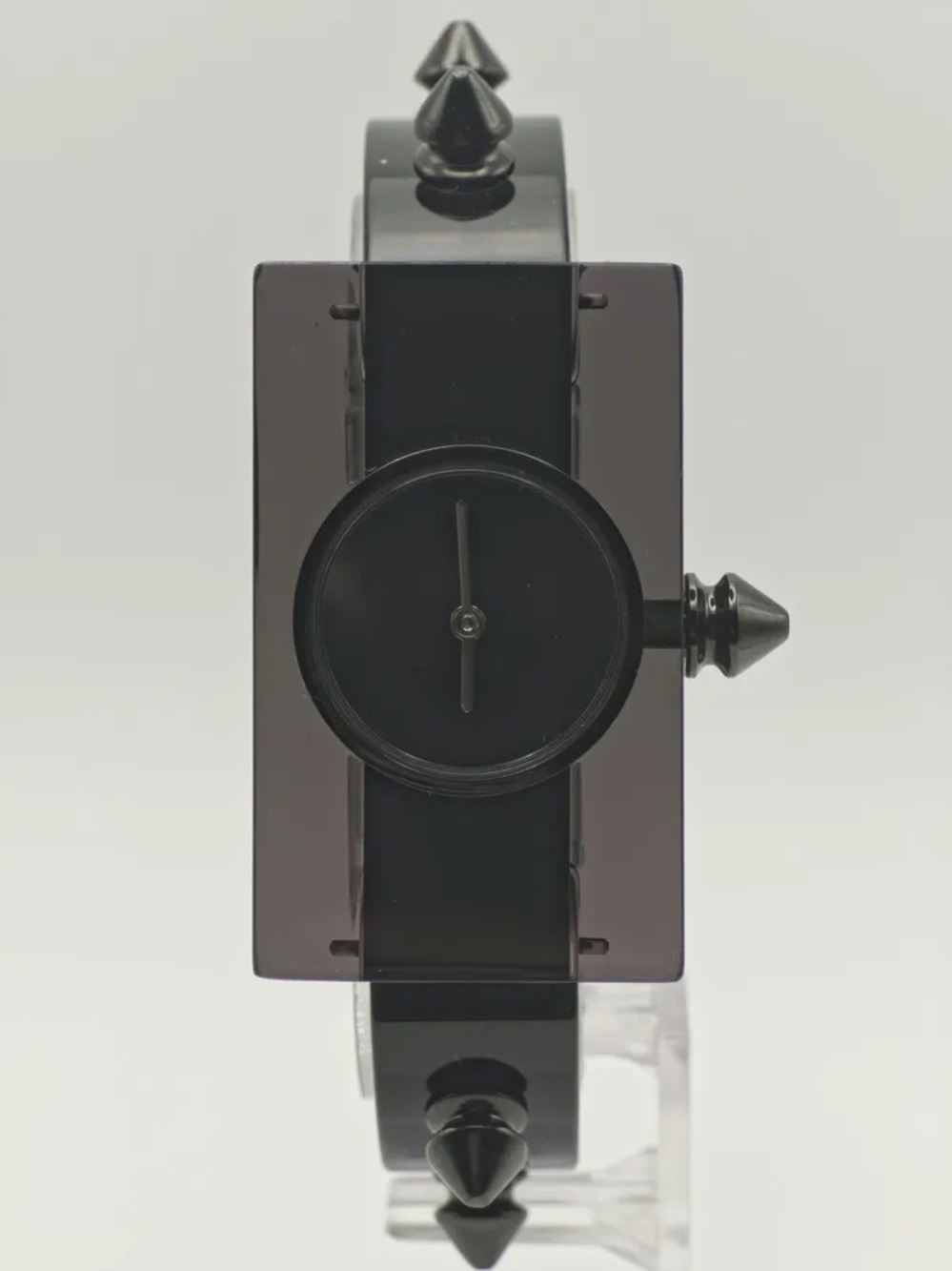GUCCI Vintage Web Black and Grey Skeleton Dial Women's Watch YA143515